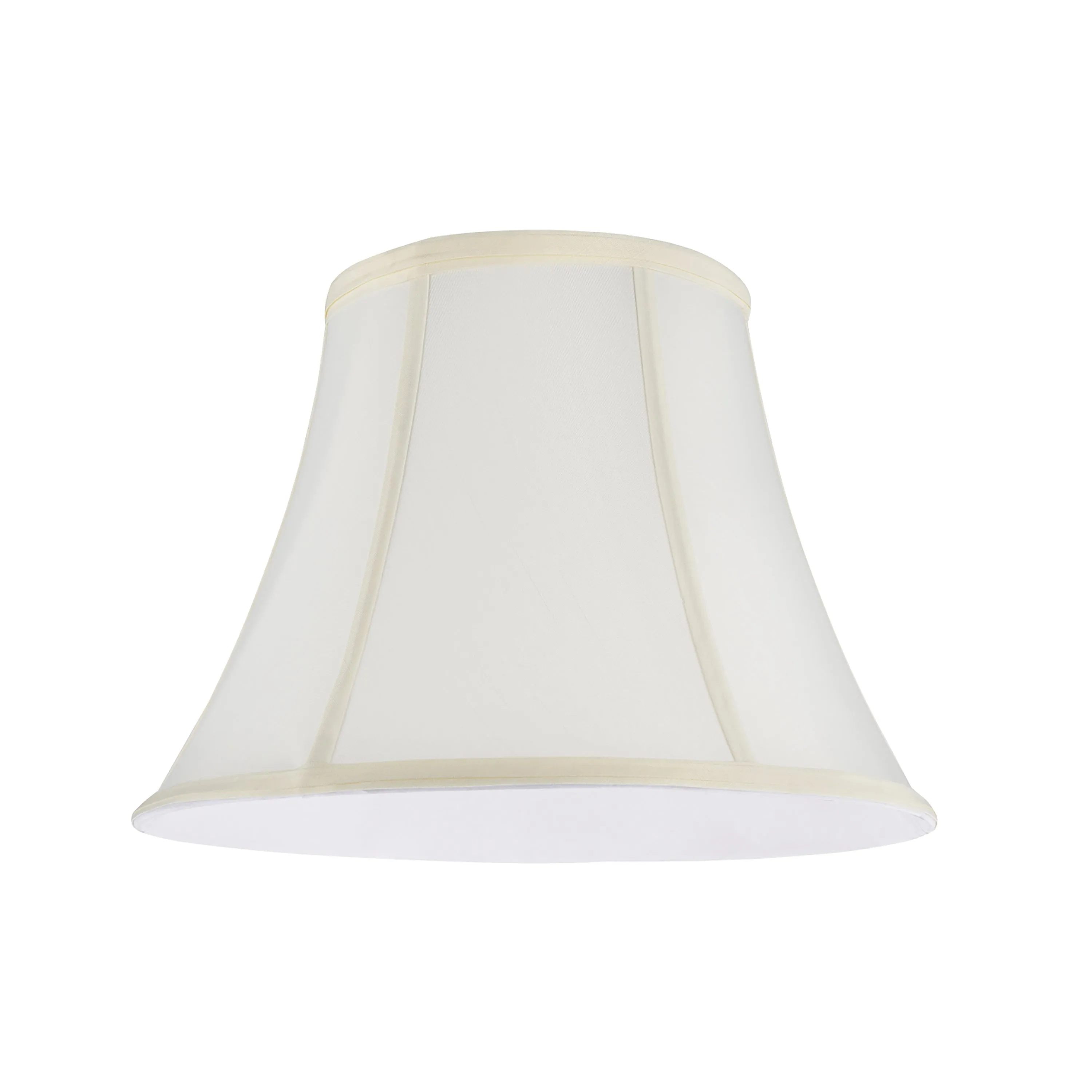 # 30216 Transitional Bell Shaped Spider Construction Lamp Shade in Off-White, 13" wide (7" x 13" x 9 1/2")