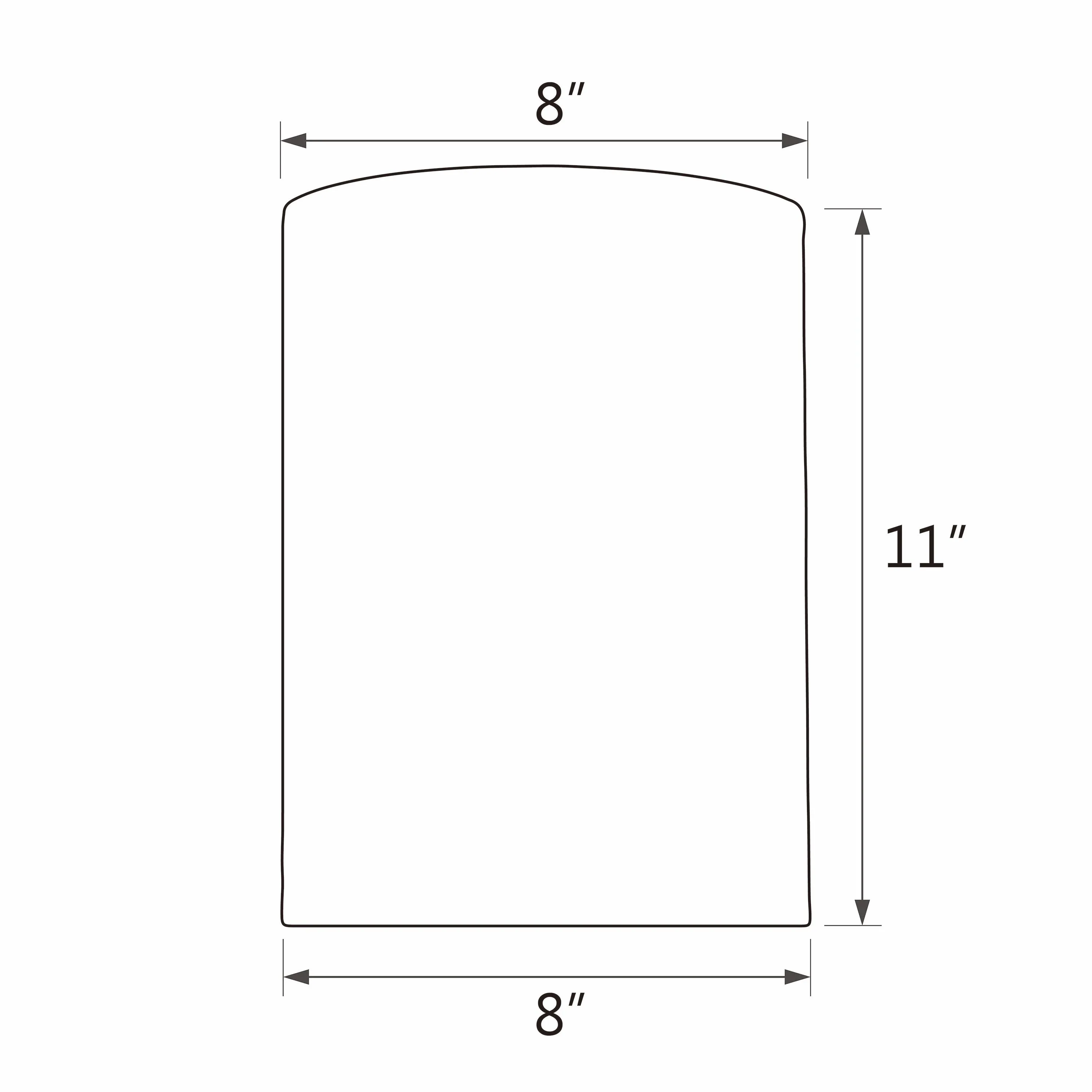 # 31125 Transitional Drum (Cylinder) Shaped Spider Construction Lamp Shade in Redwood, 8" wide (8" x 8" x 11")