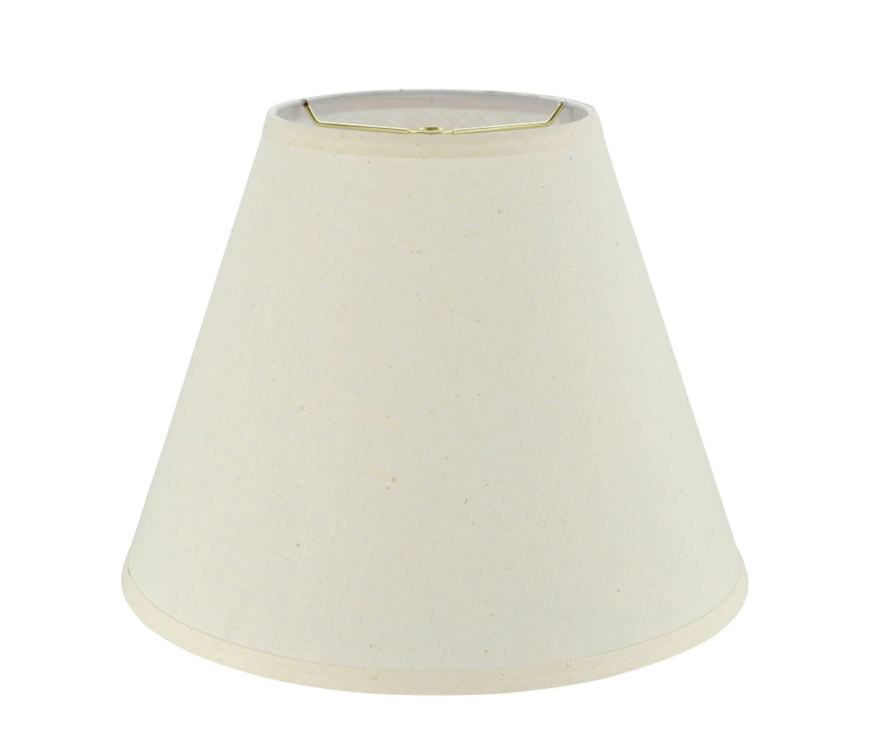 # 32287 Transitional Hardback Empire Shaped Spider Construction Lamp Shade in Beige, 14" wide (7" x 14" x 11")
