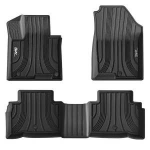 3W Hyundai Tucson 2022-2025 (Not for Hybrid) Custom Floor Mats TPE Material & All-Weather Protection