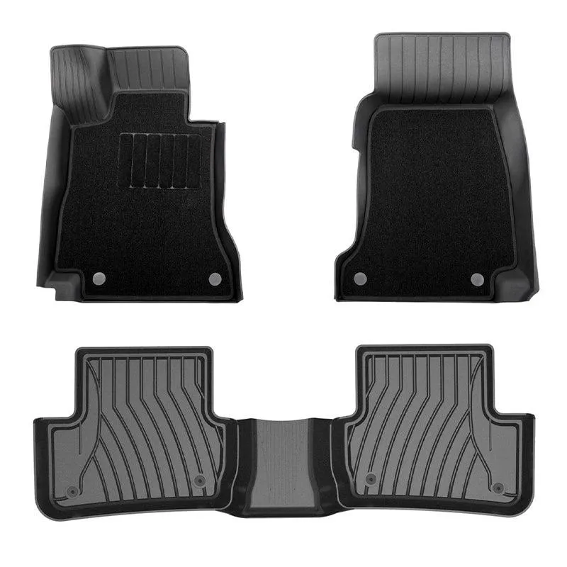 3W Mercedes-Benz CLA 2020-2024 Custom Floor Mats TPE Material & All-Weather Protection