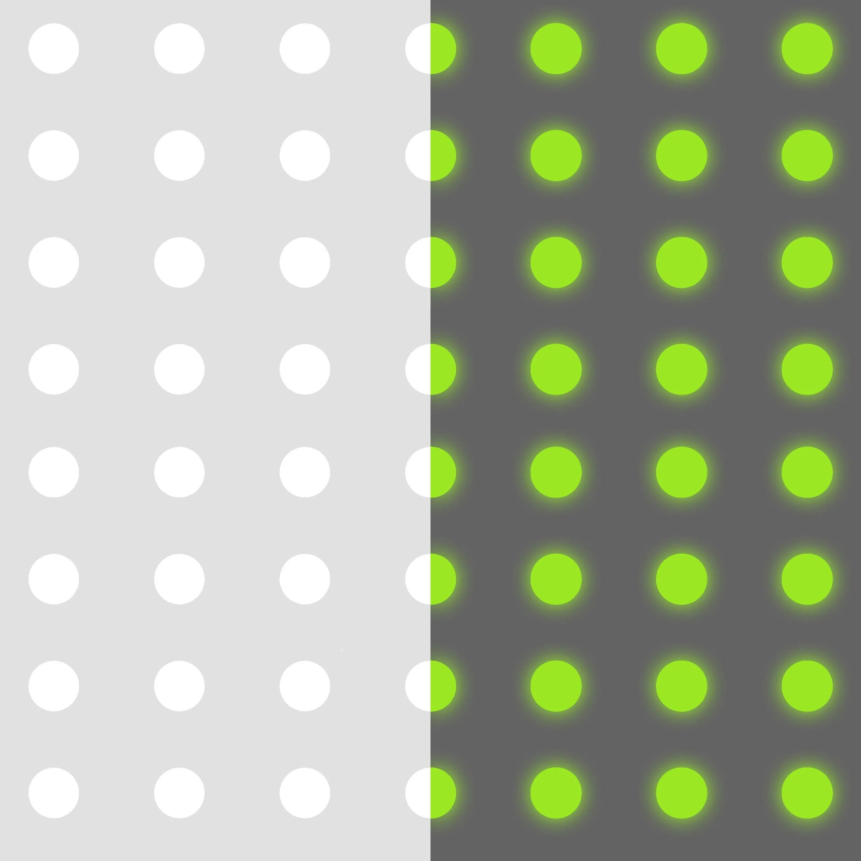 40x Glow In Dark Dots Wall Stickers - Luminous Ceiling Sticker Decals
