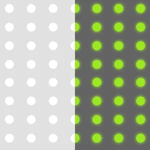 40x Glow In Dark Dots Wall Stickers - Luminous Ceiling Sticker Decals
