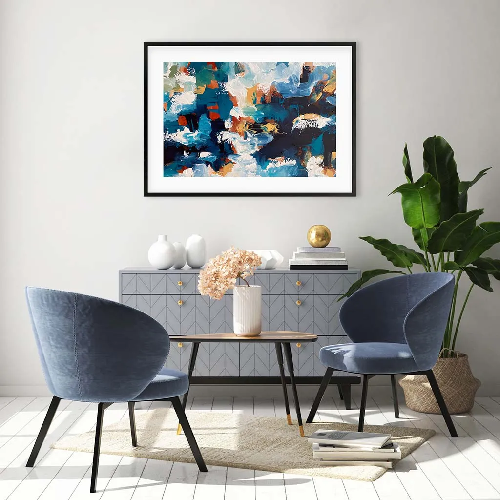 Abstract 494 Framed Art
