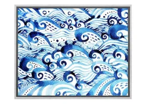 Abstract Ocean | Canvas Wall Art Print
