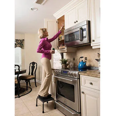 AdjustaStep Step Stool, Adjustable Height, No Handle