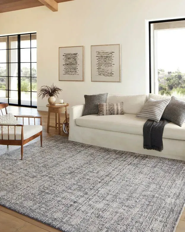Alie ALE-03 Charcoal/Dove Rug
