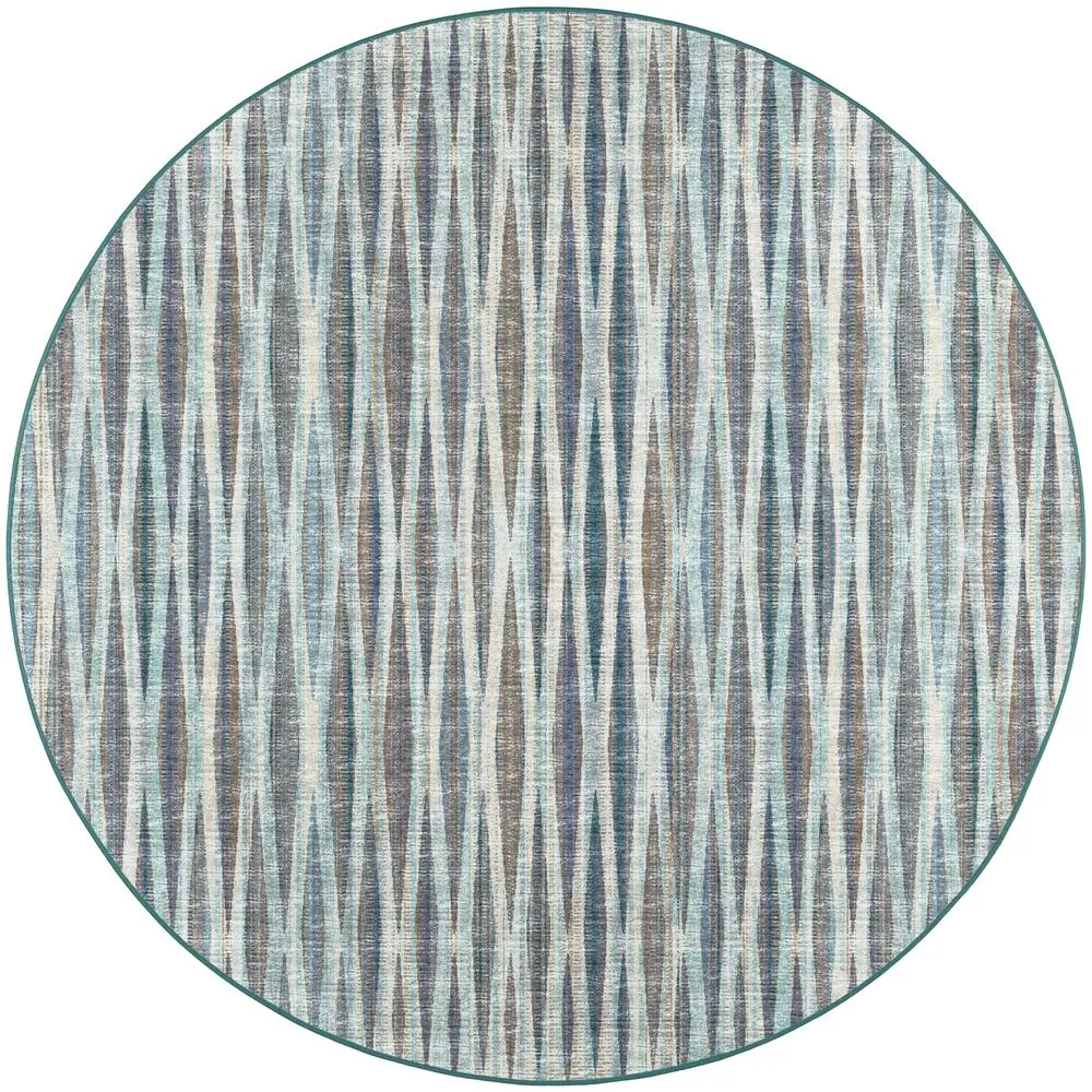 Amador | Large Luxurious Modern Circle Rug 10' x 10' Round Rug