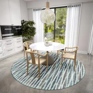 Amador | Large Luxurious Modern Circle Rug 10' x 10' Round Rug