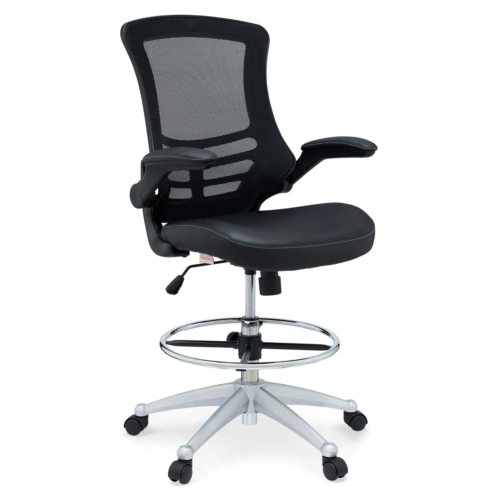 Attainment Vinyl Drafting Chair for Adjustable Height Standing Desks