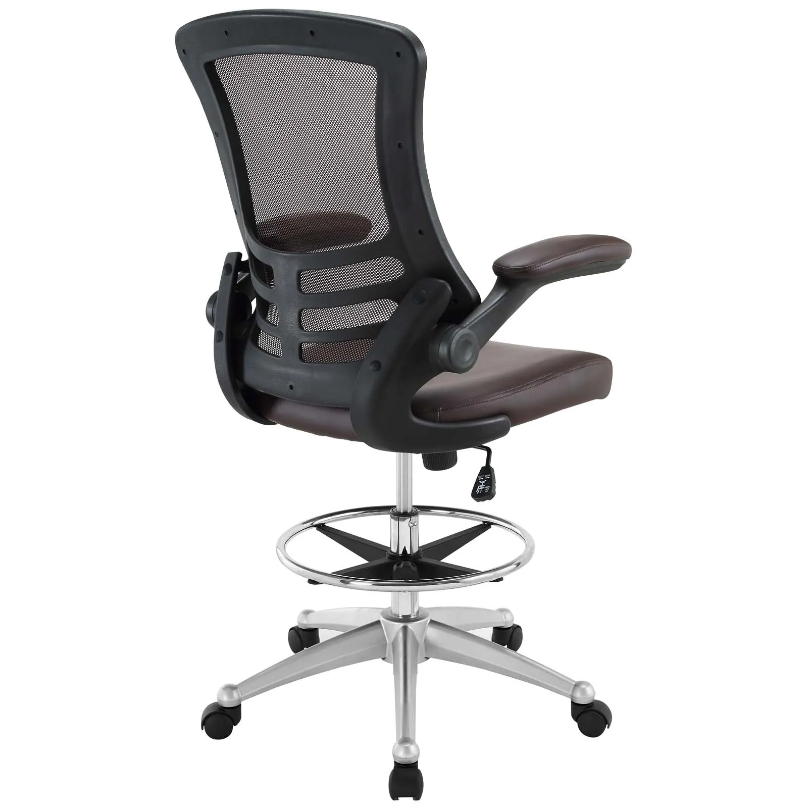 Attainment Vinyl Drafting Chair for Adjustable Height Standing Desks
