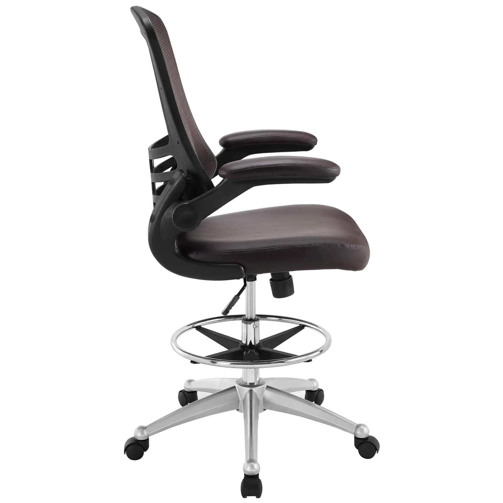 Attainment Vinyl Drafting Chair for Adjustable Height Standing Desks