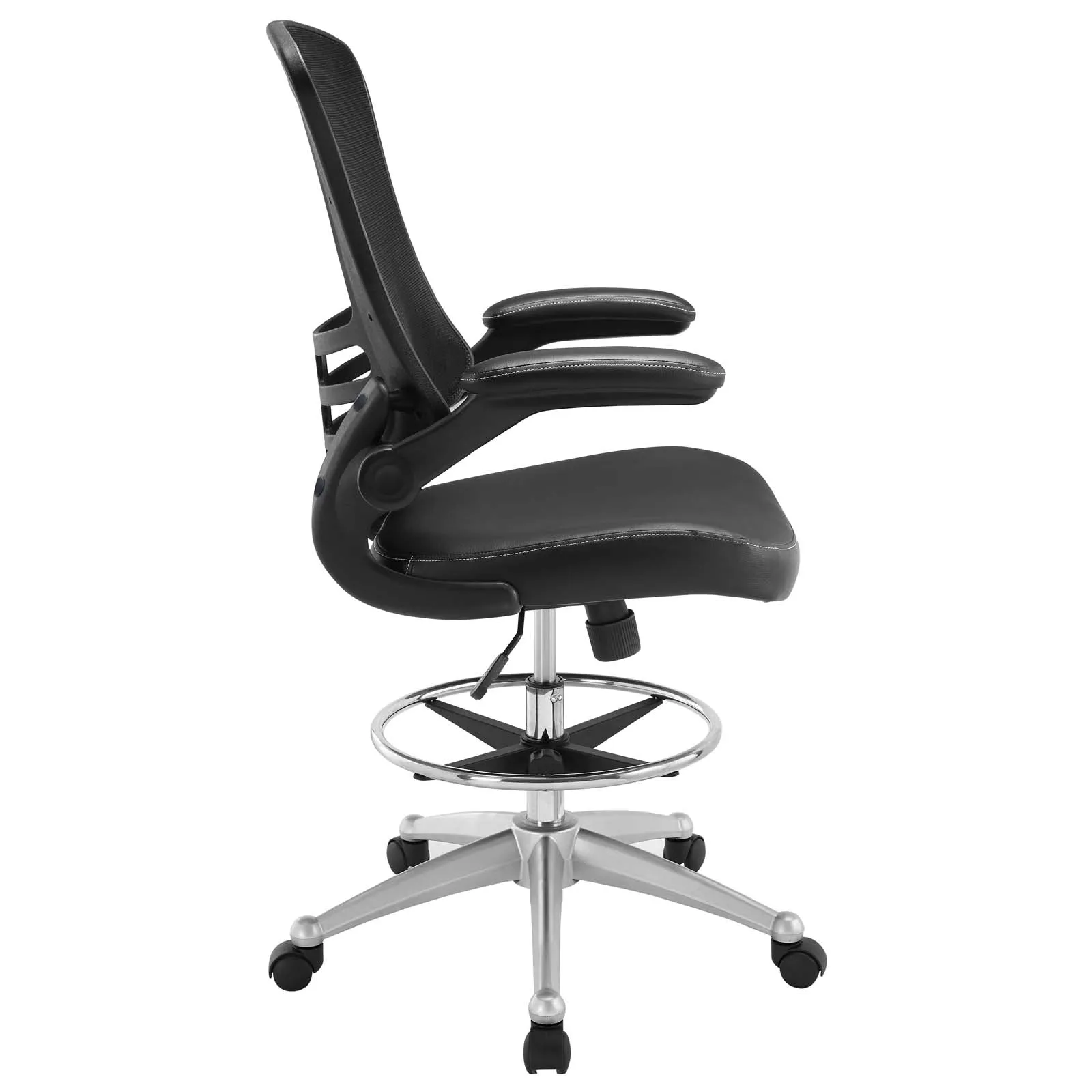 Attainment Vinyl Drafting Chair for Adjustable Height Standing Desks