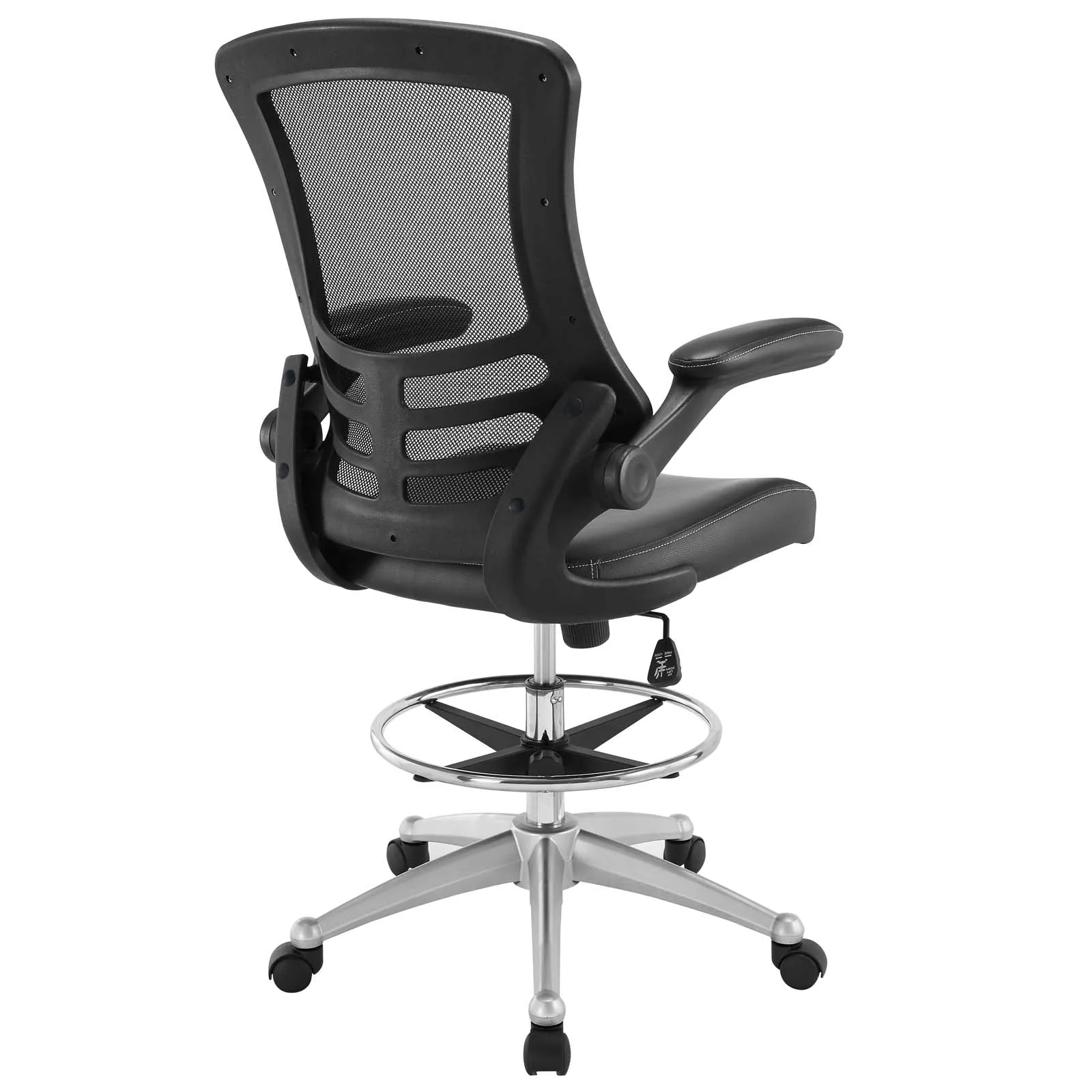 Attainment Vinyl Drafting Chair for Adjustable Height Standing Desks