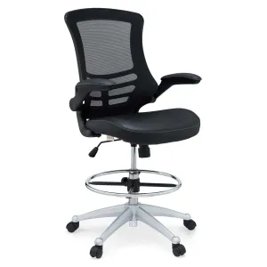 Attainment Vinyl Drafting Chair for Adjustable Height Standing Desks