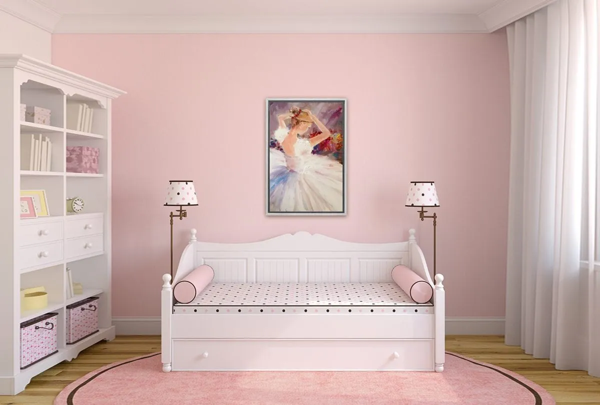 Ballerina White | Canvas Wall Art Decor
