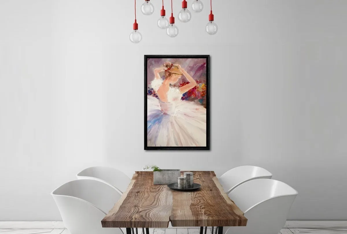 Ballerina White | Canvas Wall Art Decor