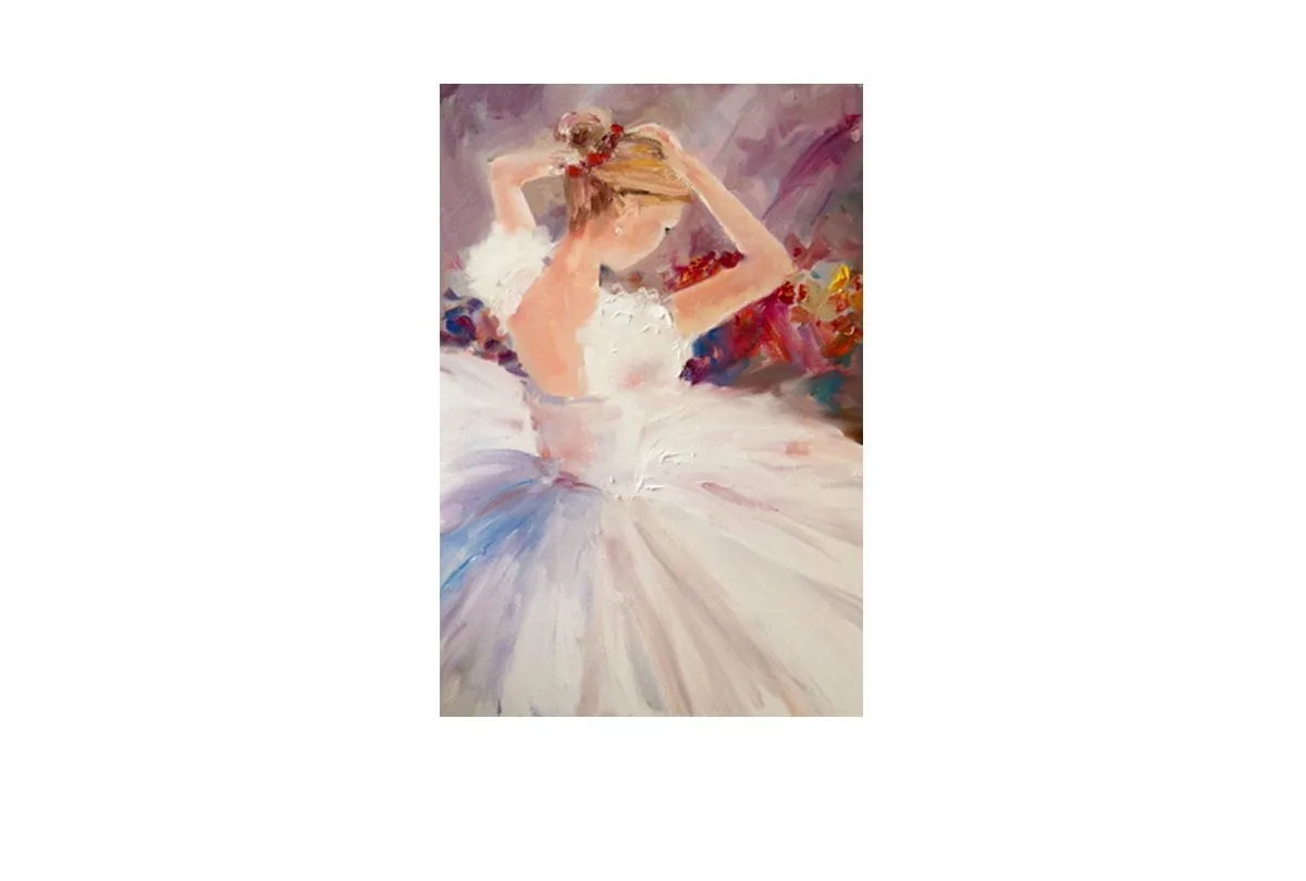 Ballerina White | Canvas Wall Art Decor