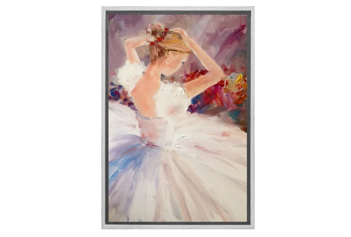 Ballerina White | Canvas Wall Art Decor