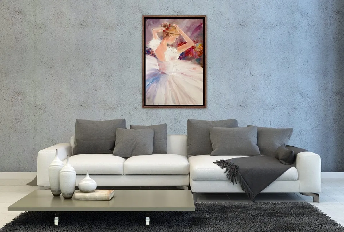 Ballerina White | Canvas Wall Art Decor
