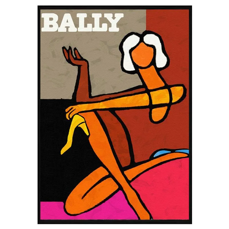 Bally Shoe Vintage Art