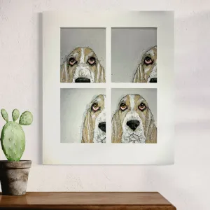 Basset Photo Booth - Original Watercolour Painting