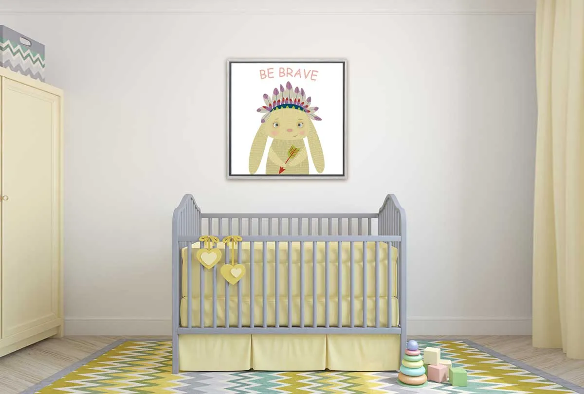 Be Brave | Canvas Wall Art Print