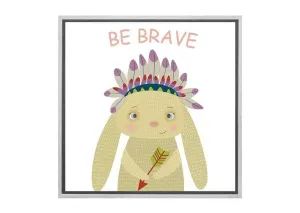 Be Brave | Canvas Wall Art Print