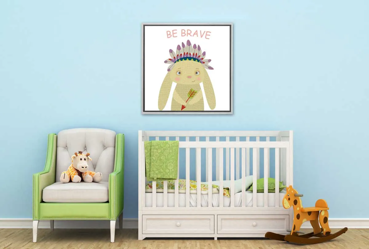 Be Brave | Canvas Wall Art Print