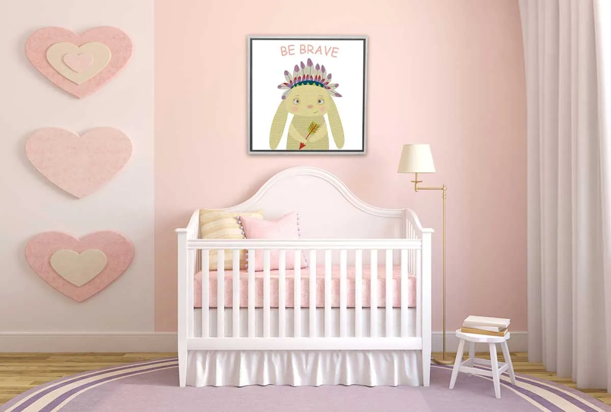 Be Brave | Canvas Wall Art Print