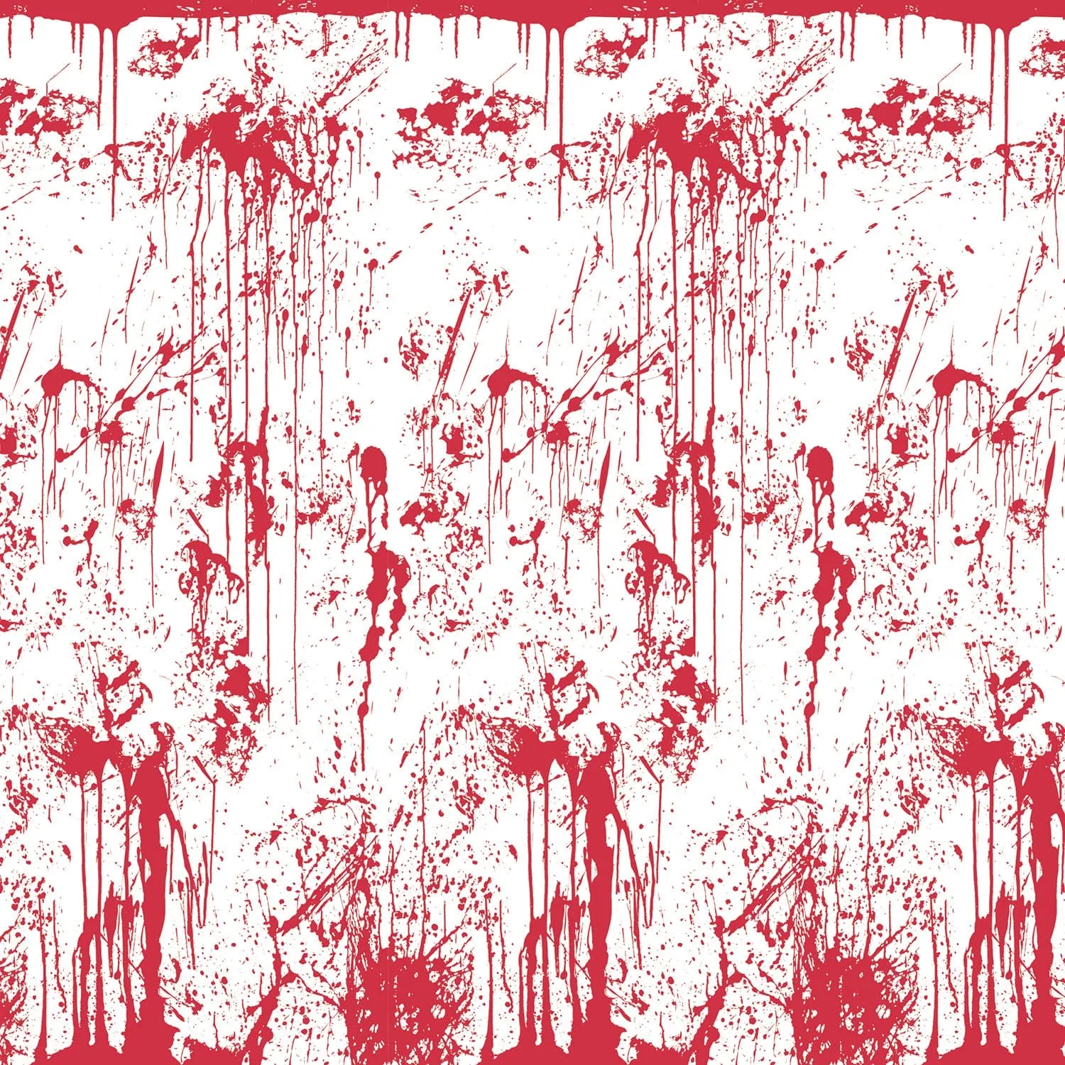 Bloody Wall Backdrop Decoration 4' x 30'