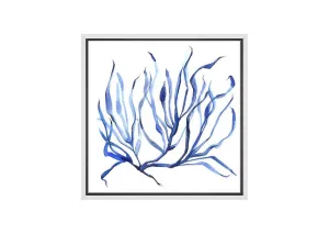 Blue Seaweed 3 | Hamptons Canvas Wall Art Print