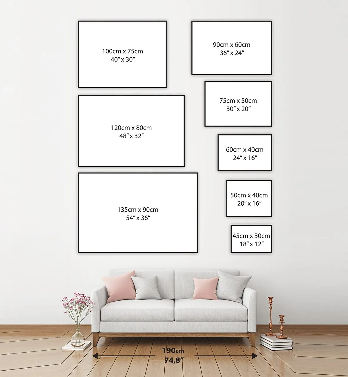 Camels | Canvas Wall Art Print