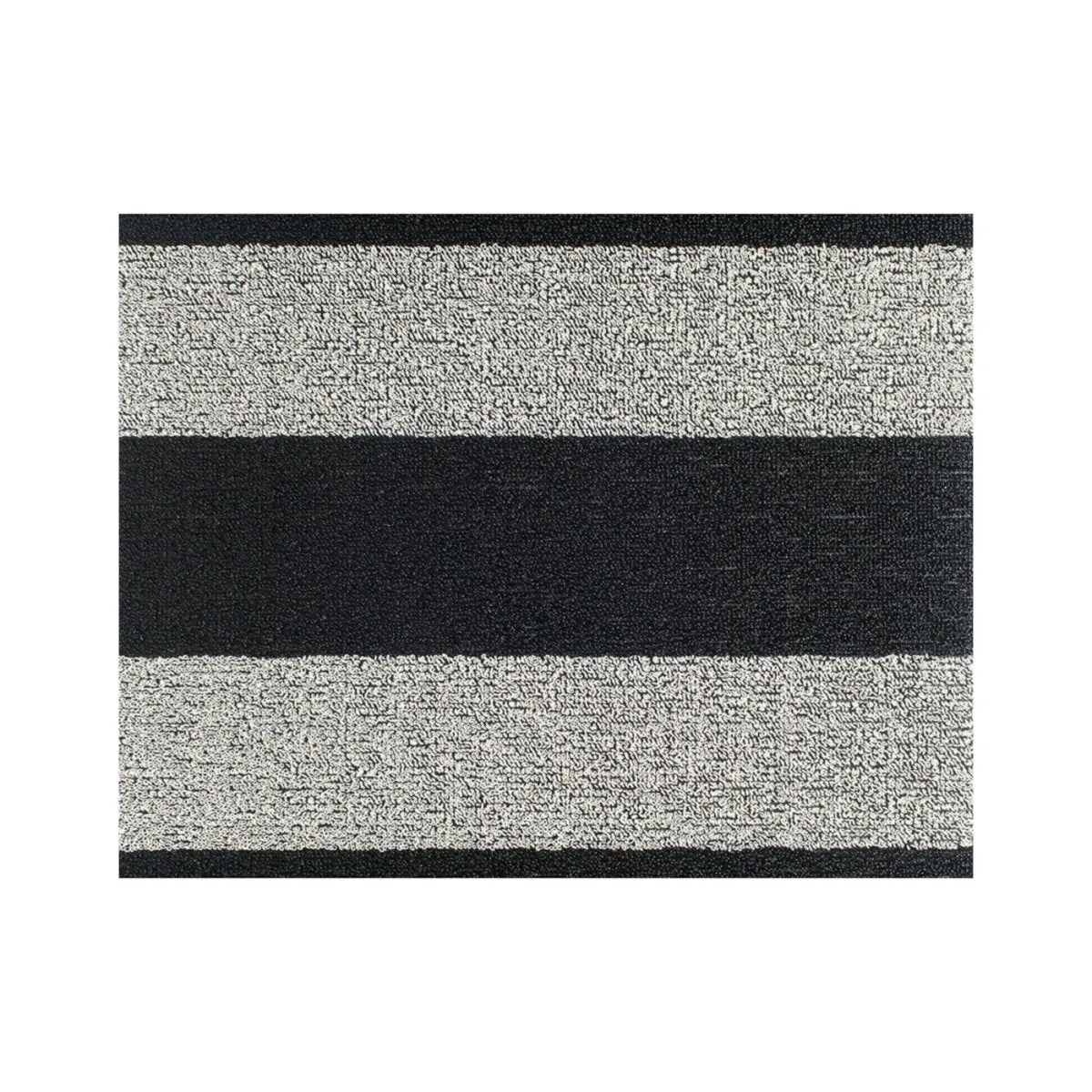 Chilewich Utility Mat Bold Stripe Black and White  61x91cm