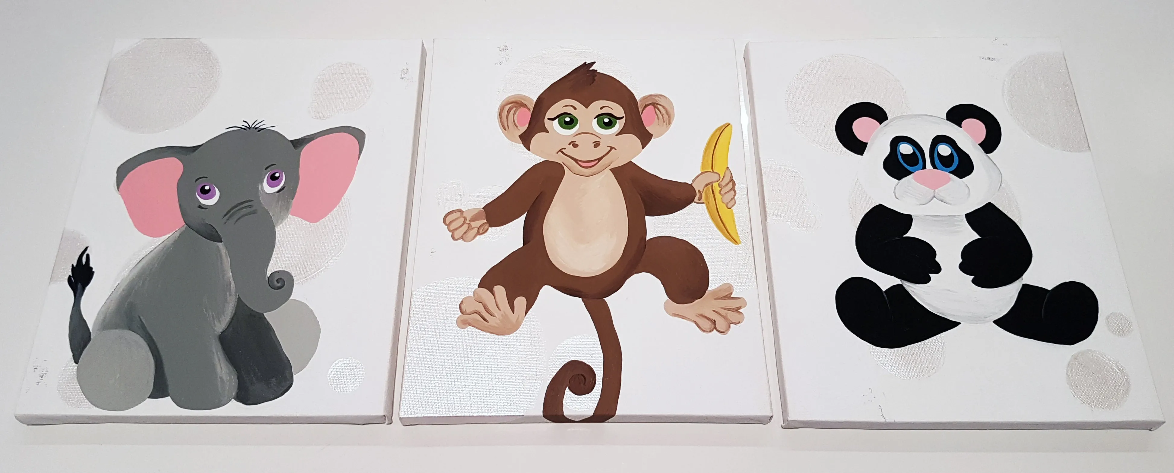 Colourful Zoo Animal Canvas Prints
