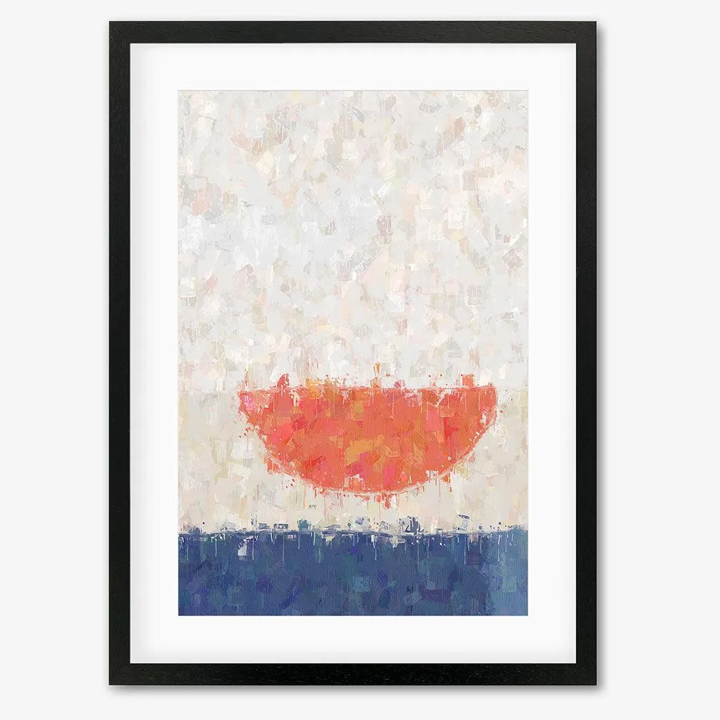 Contemporary Sunrise Framed Art