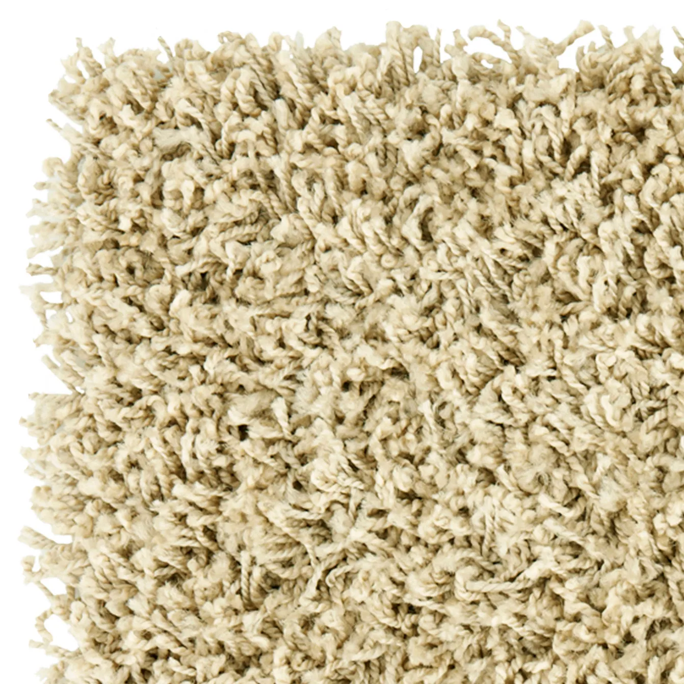 Cosy Plush Soft Shaggy Rug (Beige, 120 x 170cm)