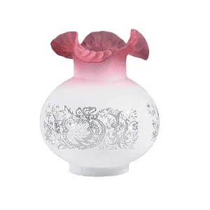 Cranberry Top Gas Lamp Shade