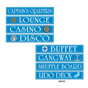 Cruise Ship Sign Cut-Outs