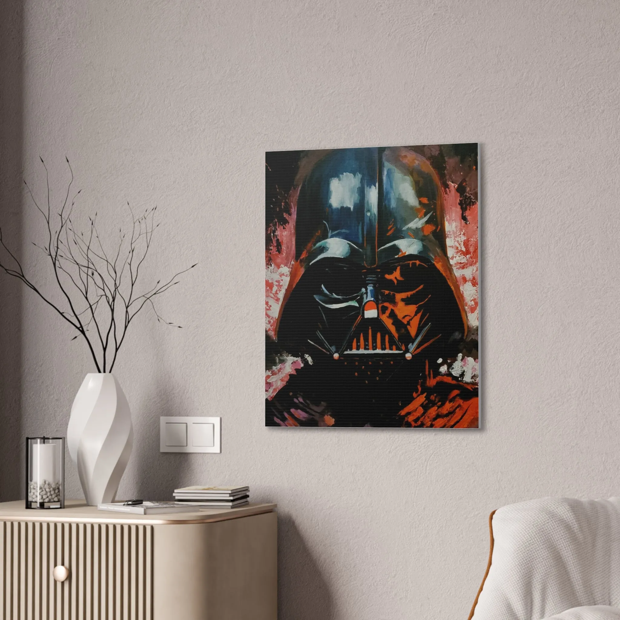 Darth Canvas Stretched, 0.75"