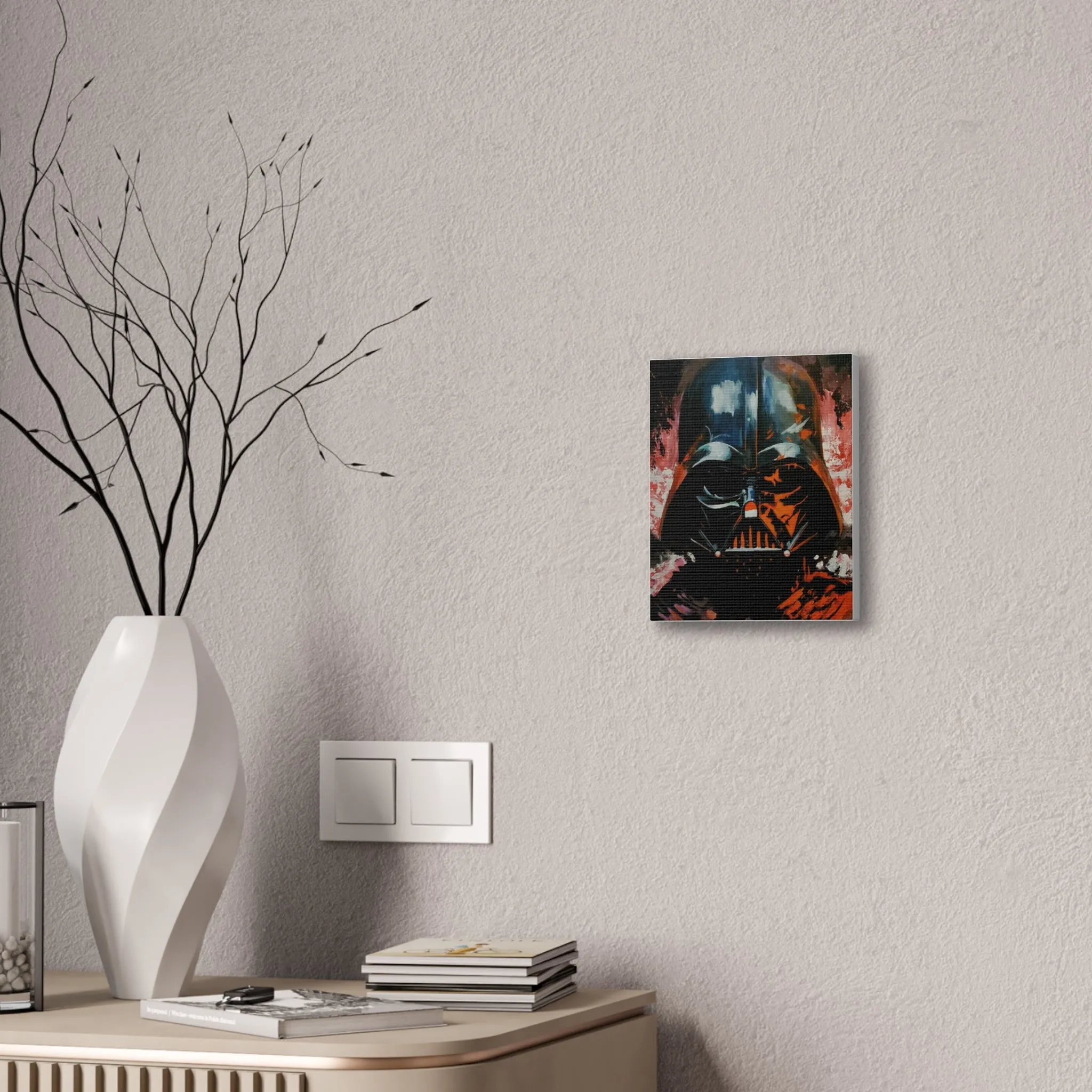 Darth Canvas Stretched, 0.75"