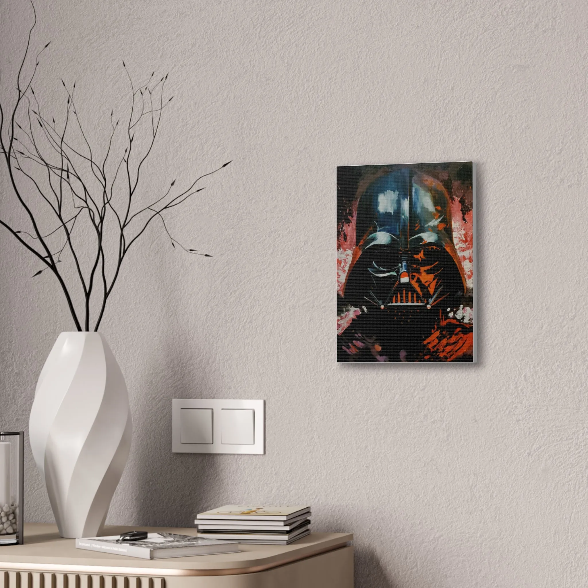 Darth Canvas Stretched, 0.75"