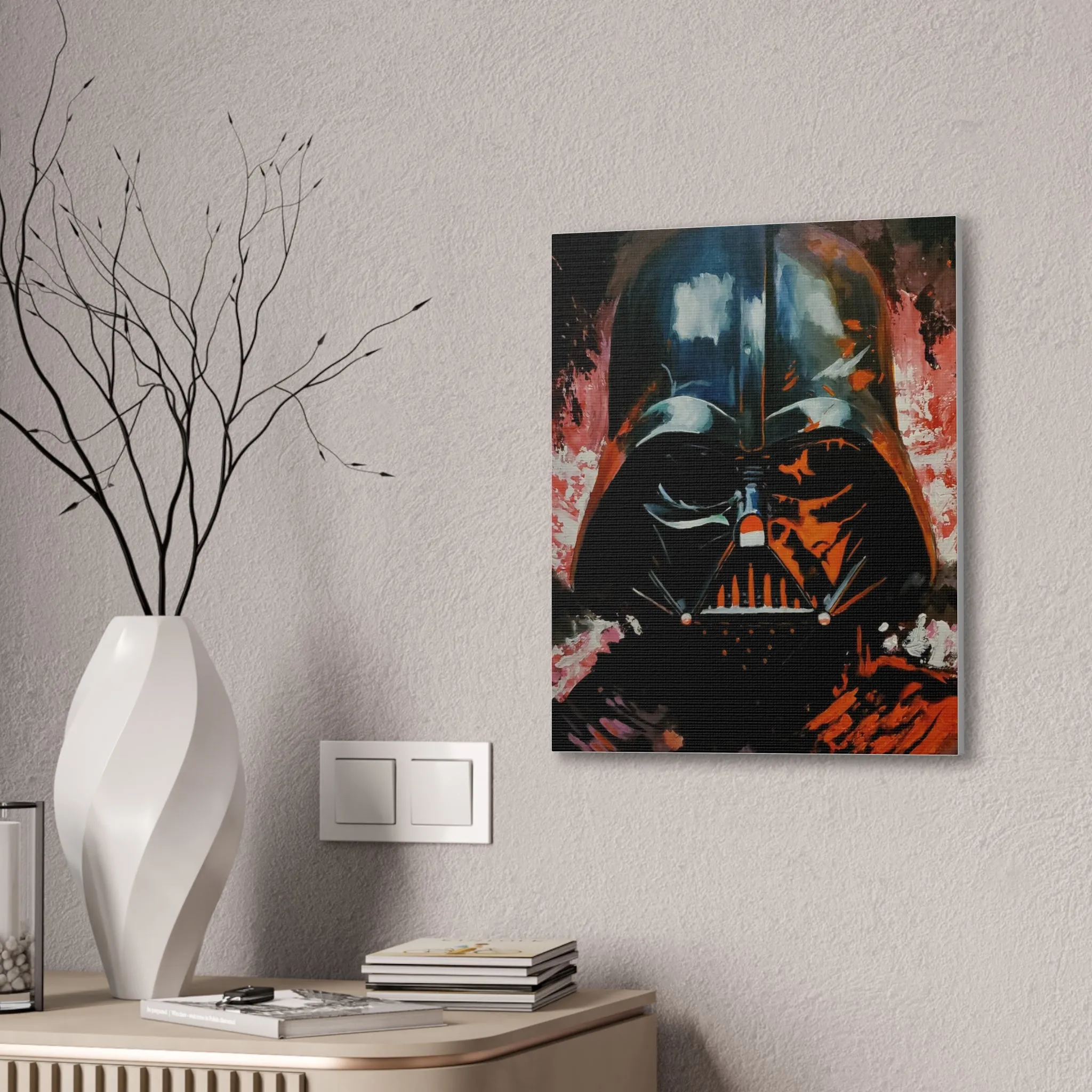 Darth Canvas Stretched, 0.75"
