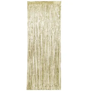 Door Curtain Gold Fringe , 3in x 8ft