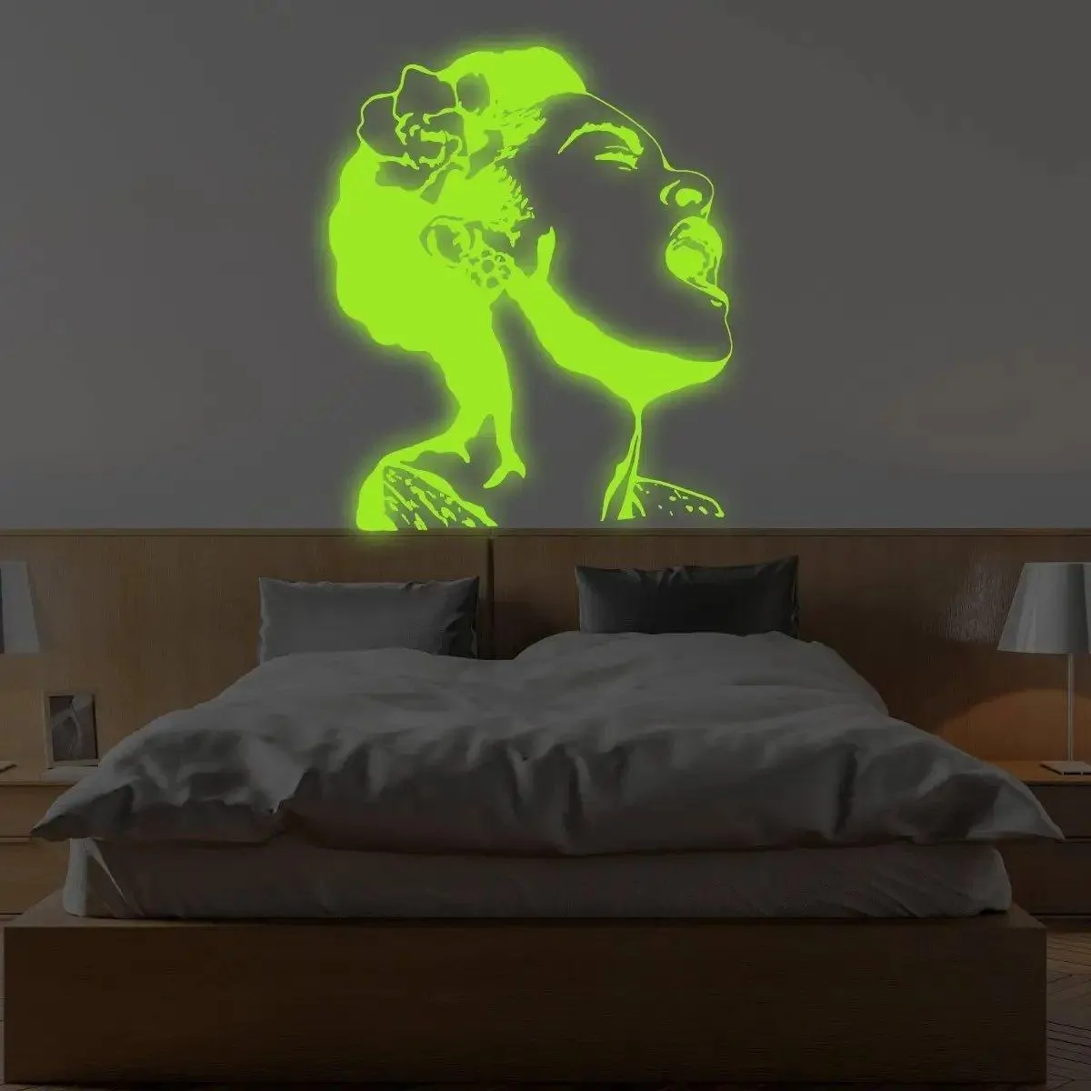 EnchantGlow: Luminous Night Glow Wall Sticker Decal, Radiant Wall Art Illumination