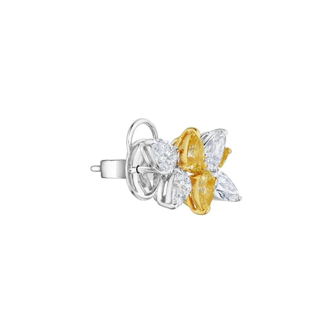 'Eternal Radiance' Cluster Earrings, 3.26 CT