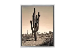 Gigantic Cactus, Arizona, USA | Canvas Wall Art Print