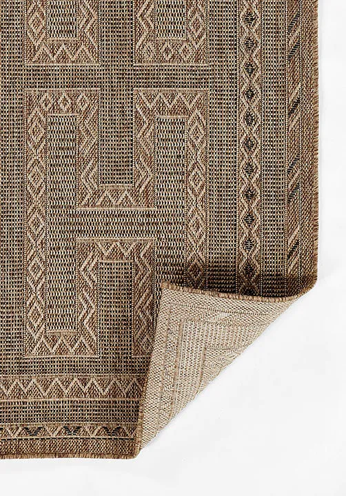 Harbor Natural Lattice Outdoor Rug