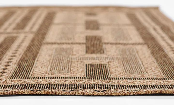 Harbor Natural Lattice Outdoor Rug