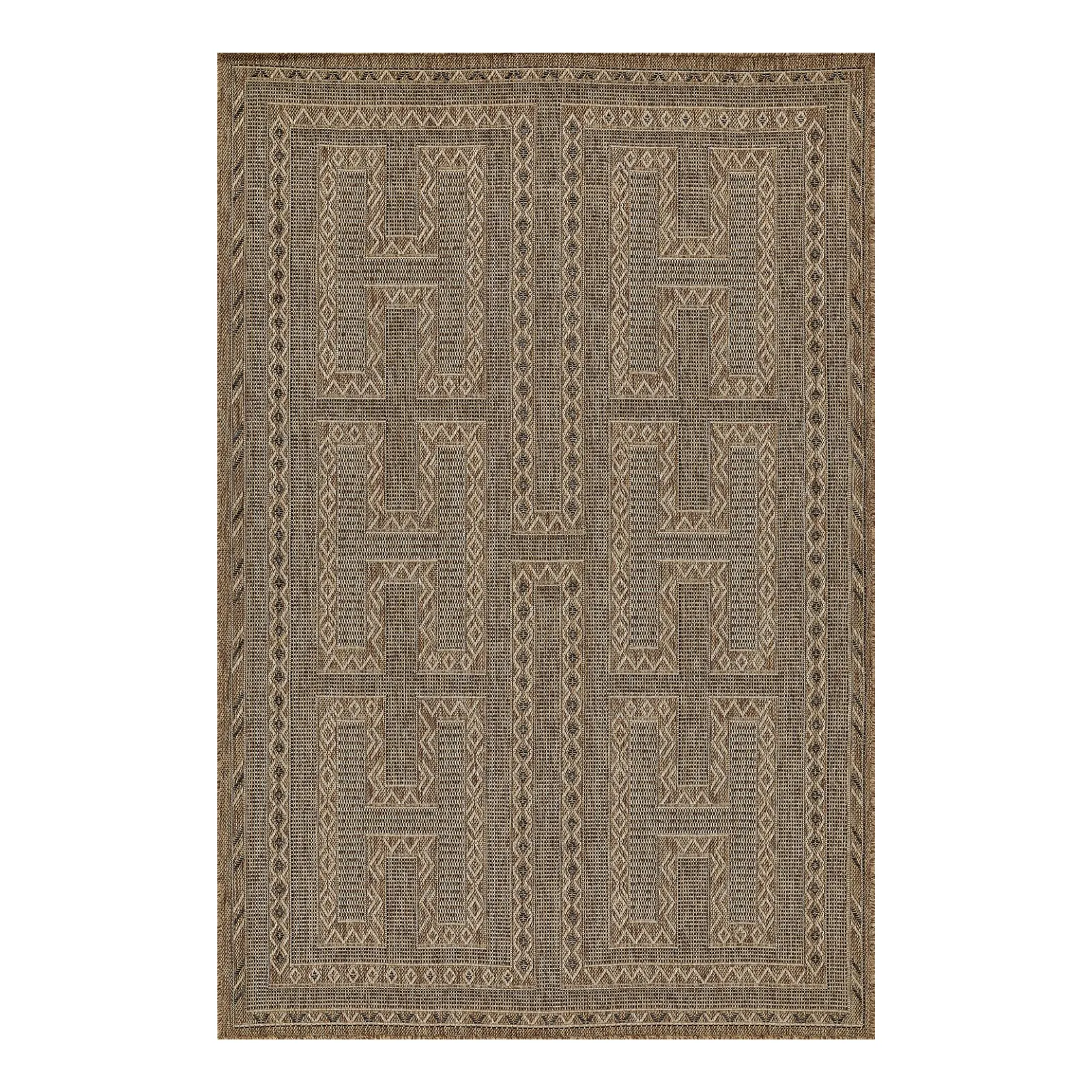 Harbor Natural Lattice Outdoor Rug